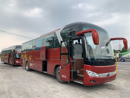 사용된 유통 버스 ZK6122 50 자리 2+2 설계 2019 에어백 샤시 243 kw 뒤쪽 유차이 엔진